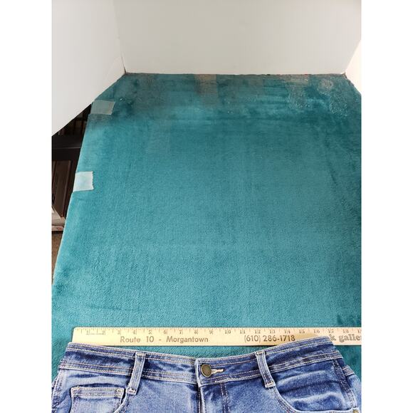 Jordache Jeans Size 14 Womens Blue Stretch Pants Denim High Rise Curvy Mom - Picture 9 of 13